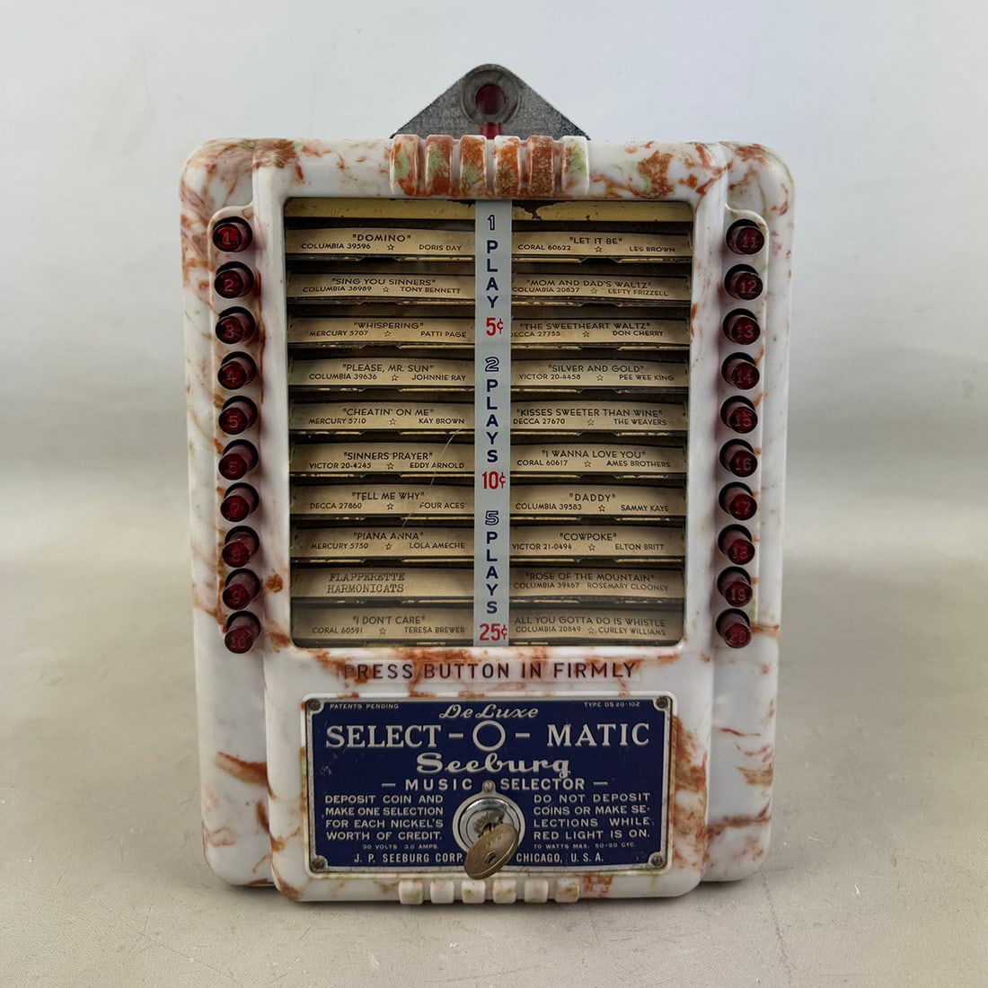 1940 Seeburg DS20-10Z DeLuxe Select-O-Matic Wallbox (1 of 15)