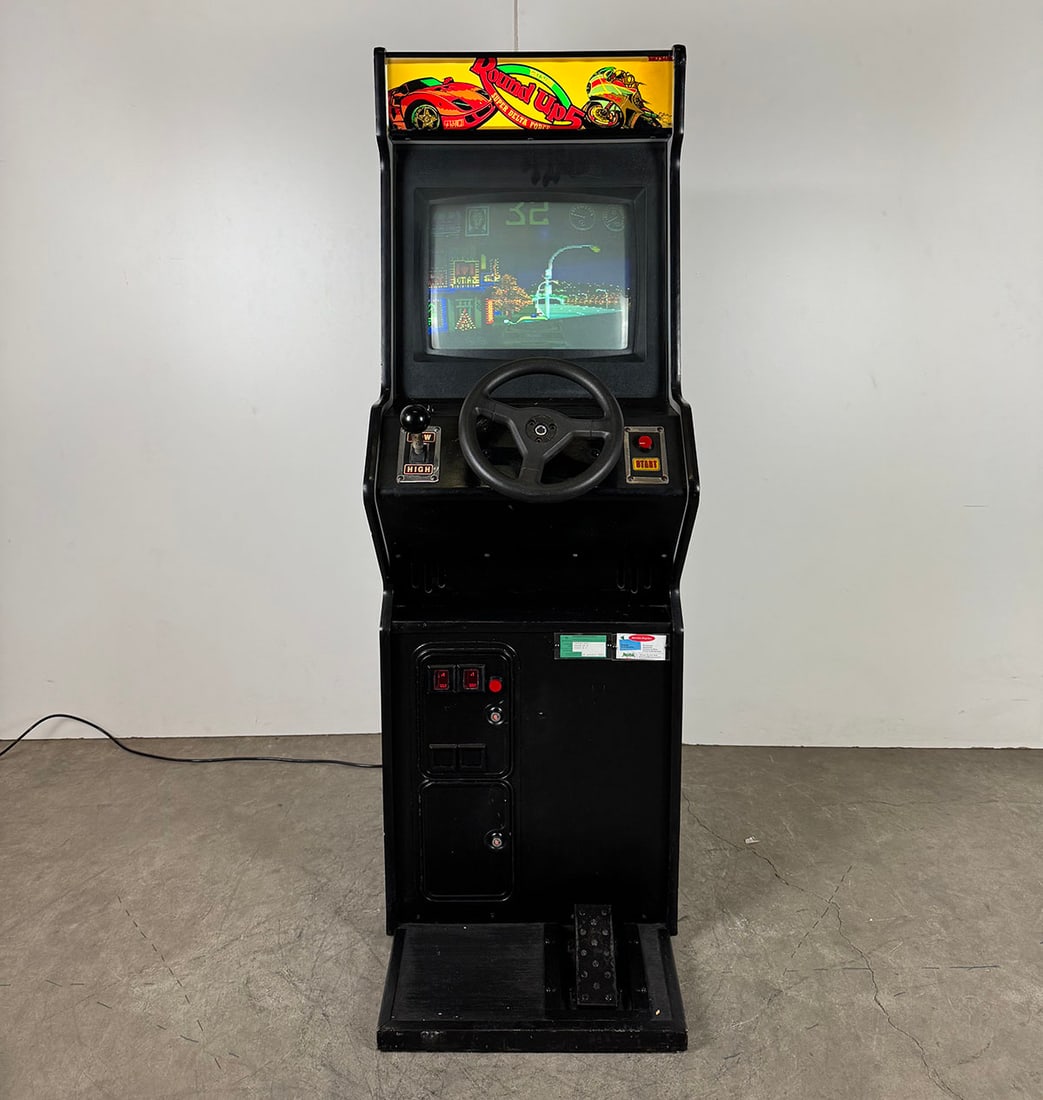 1989 Tatsumi Round Up 5 Super Delta Force Racing Video Game Arcade  (1 of 18)