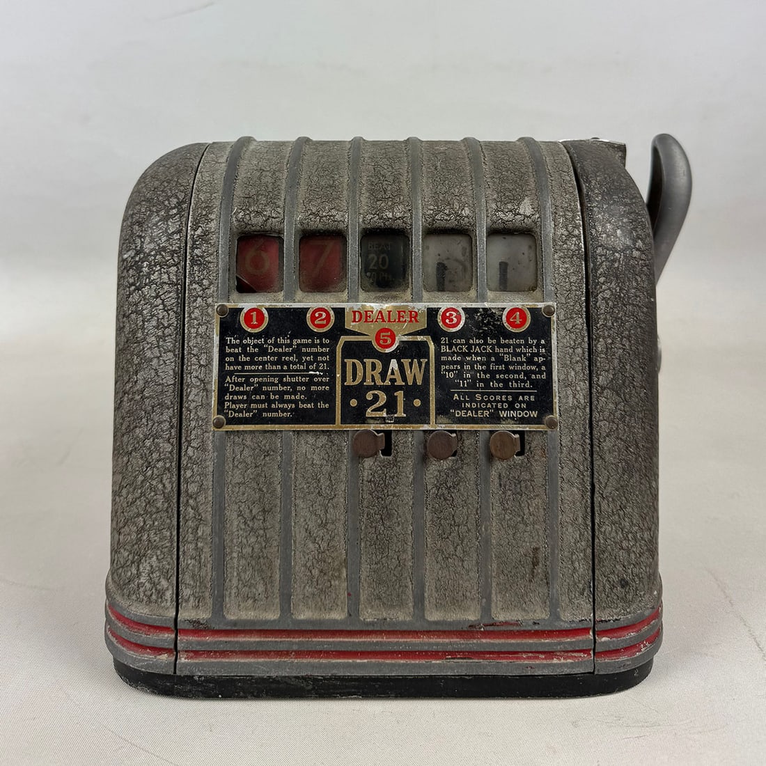 Western Equipment & Supply "Draw 21" 5 Cent Blackjack Arcade Game (1 of 14)