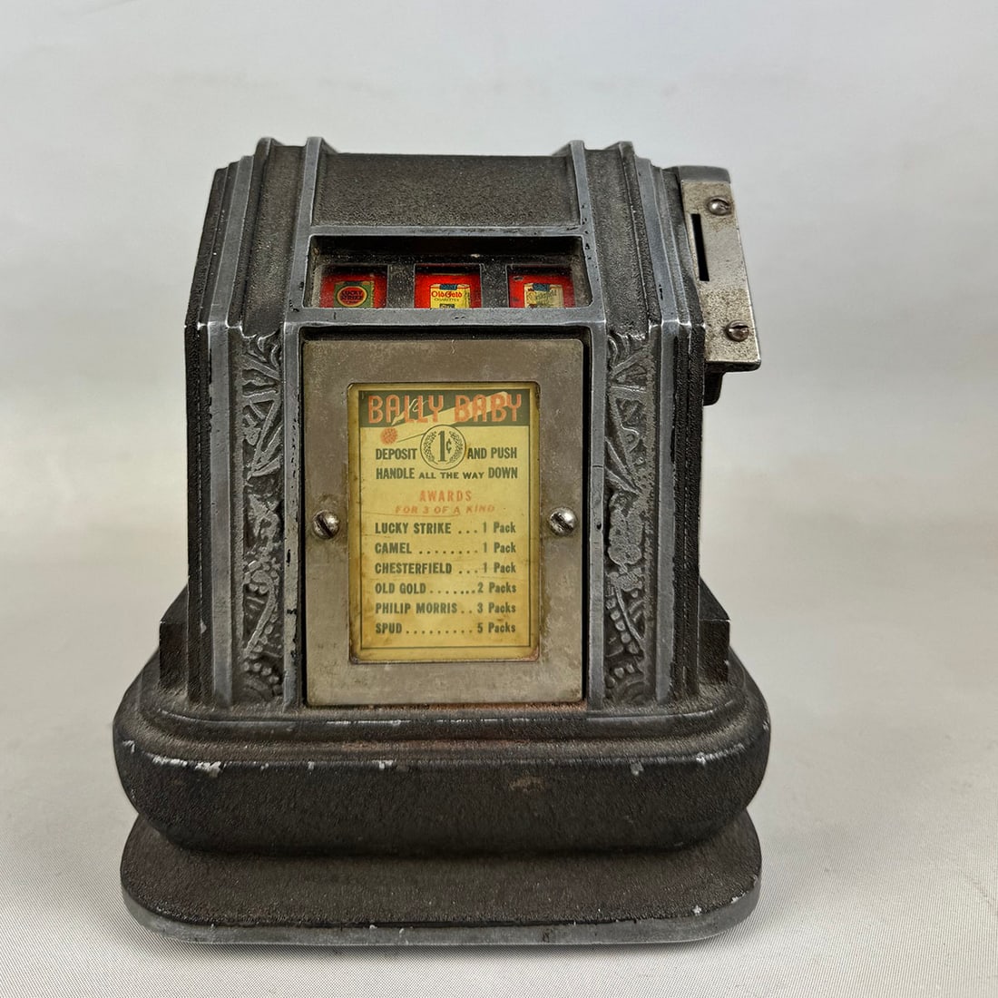 Bally Manufacturing Co. Bally Baby 1 Cent Cigarette Trade Stimulator ca. 1936 (1 of 13)