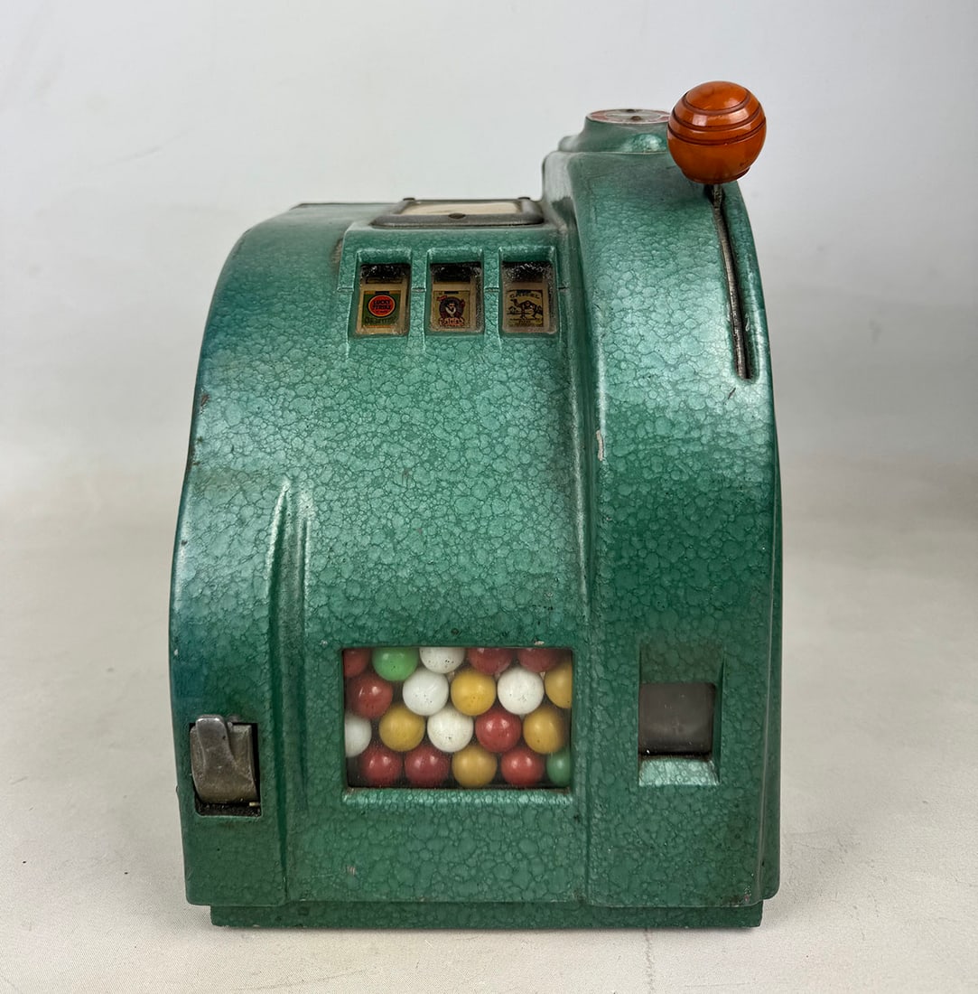 Daval Jiffy 1 Cent Gumball Cigarette Trade Stimulator ca. 1940 (1 of 10)