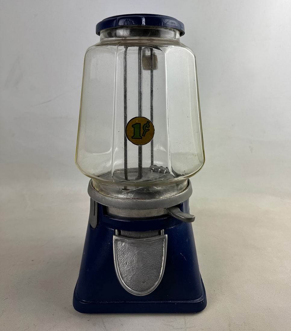 Bloyd Mfg. 1 Cent "Lucky Boy" Gumball Vending Machine ca. 1937 (1 of 10)