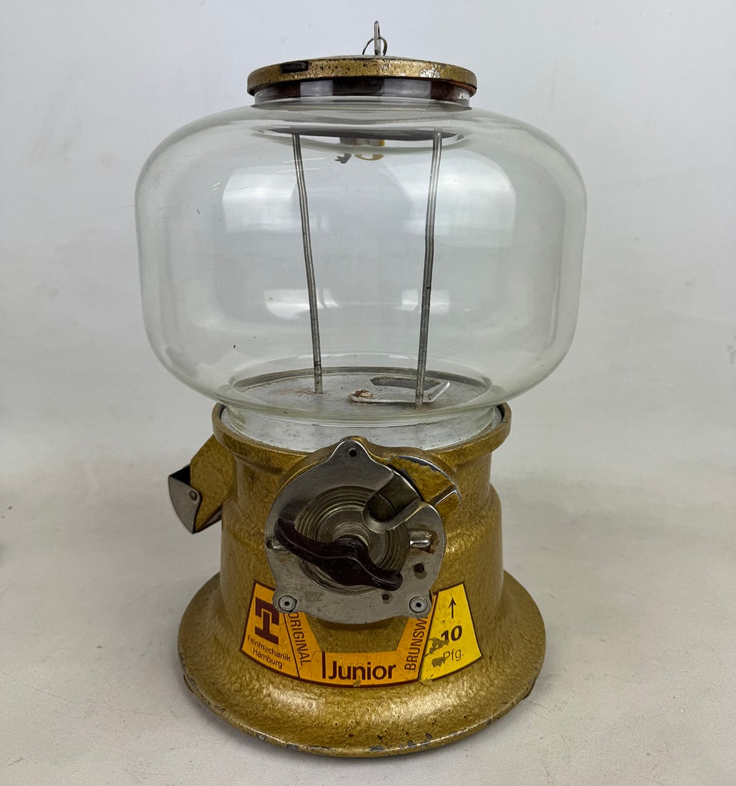 German Brunswig Junior 10 Pfennig Peanut Vending Machine ca. 1950s (1 of 9)