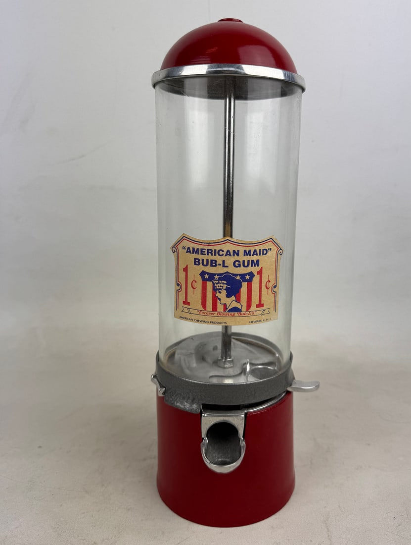 U. G. Grandbois 1 Cent Gumball Vending Machine ca. 1927 (1 of 11)