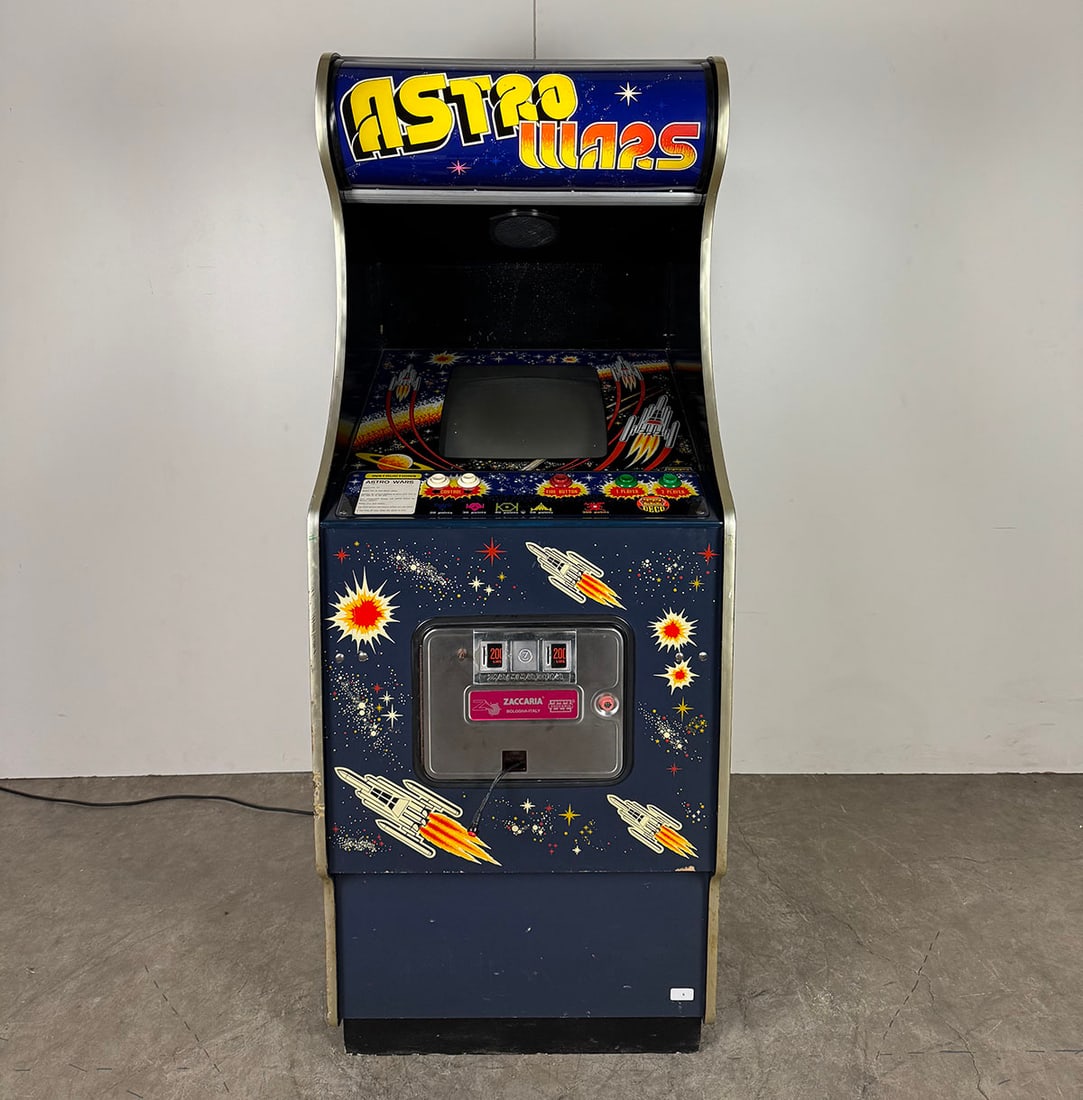 1979 Zaccaria Astro Wars Vertically Scrolling Shooter Video Game Arcade (1 of 17)