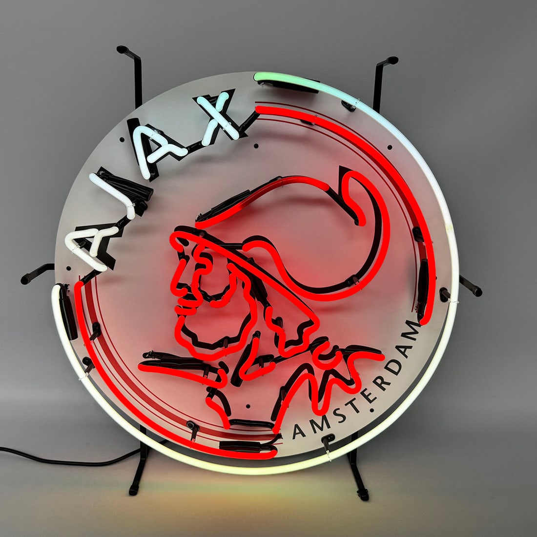 AFC Ajax Logo Neon Sign with Printed Back Plate (1 of 5)