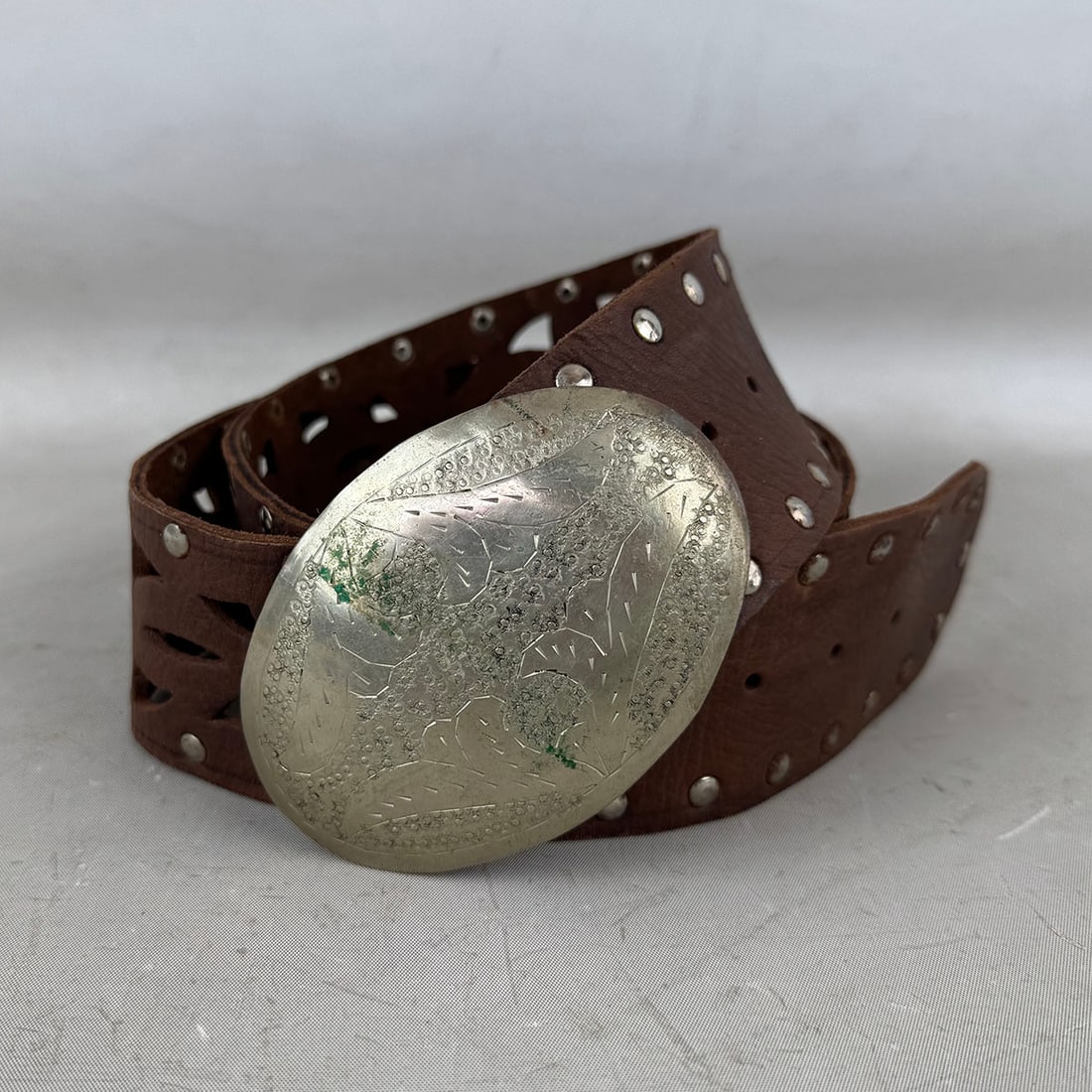 John Lennon's Owned and Worn Leather Belt with Certificate of Authenticity (1 of 11)