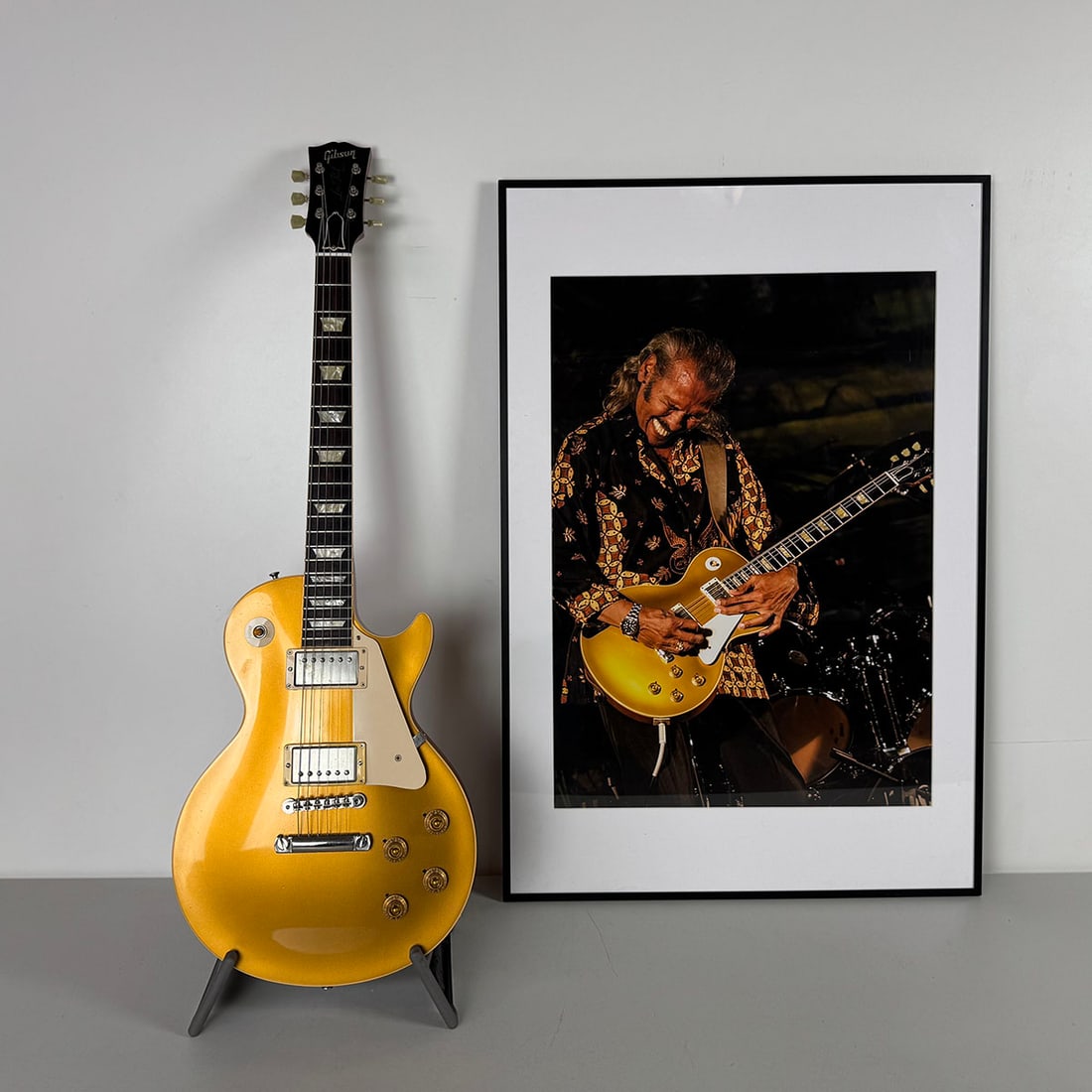 Andy Tielman Stage Used 1997 Gibson Custom Shop LPR-7 1957 Reissue Les Paul Gold Top Guitar (1 of 20)