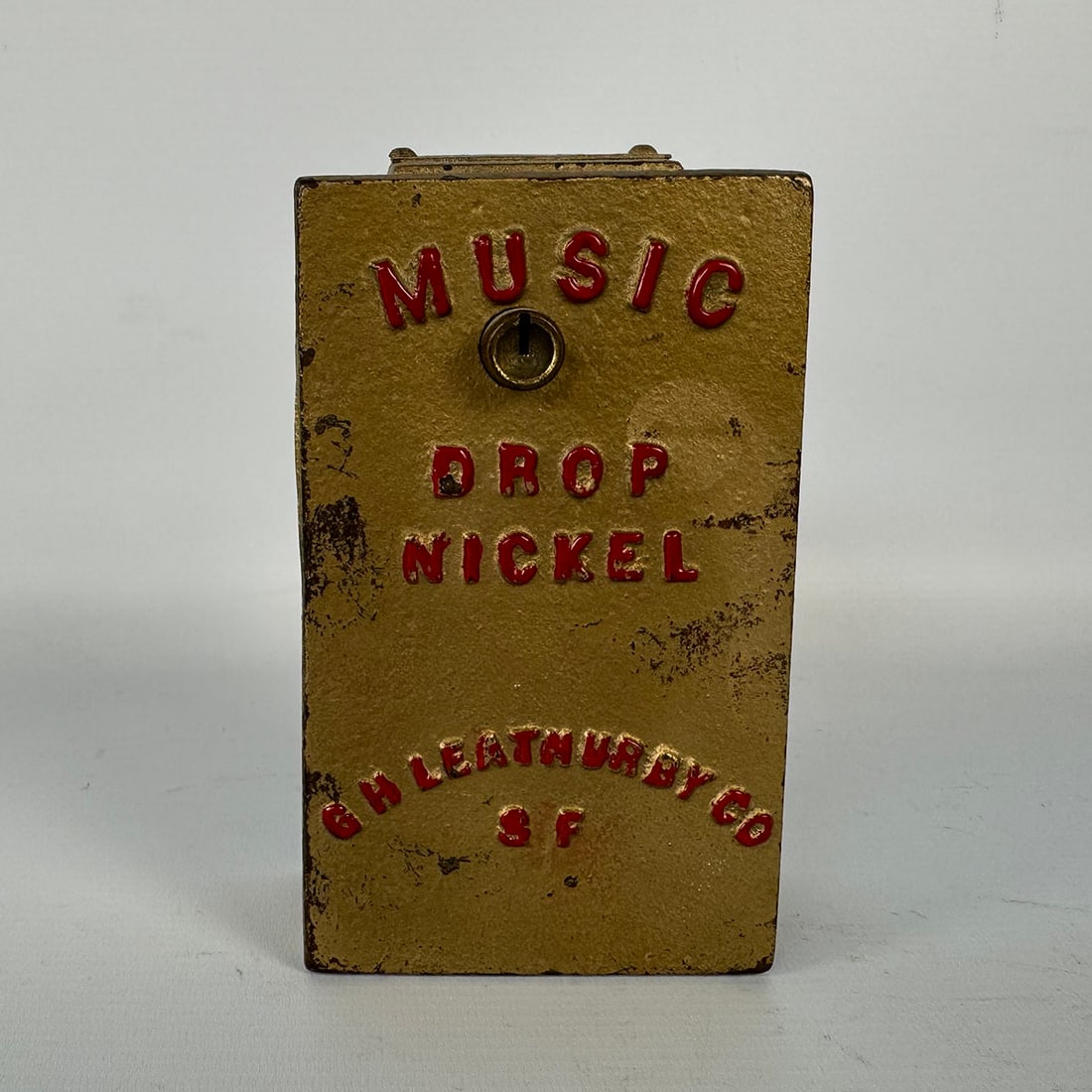 G. H. Leathurby Co. 5 Cent Non-Selective Nickelodeon Wallbox ca. 1910 (1 of 11)