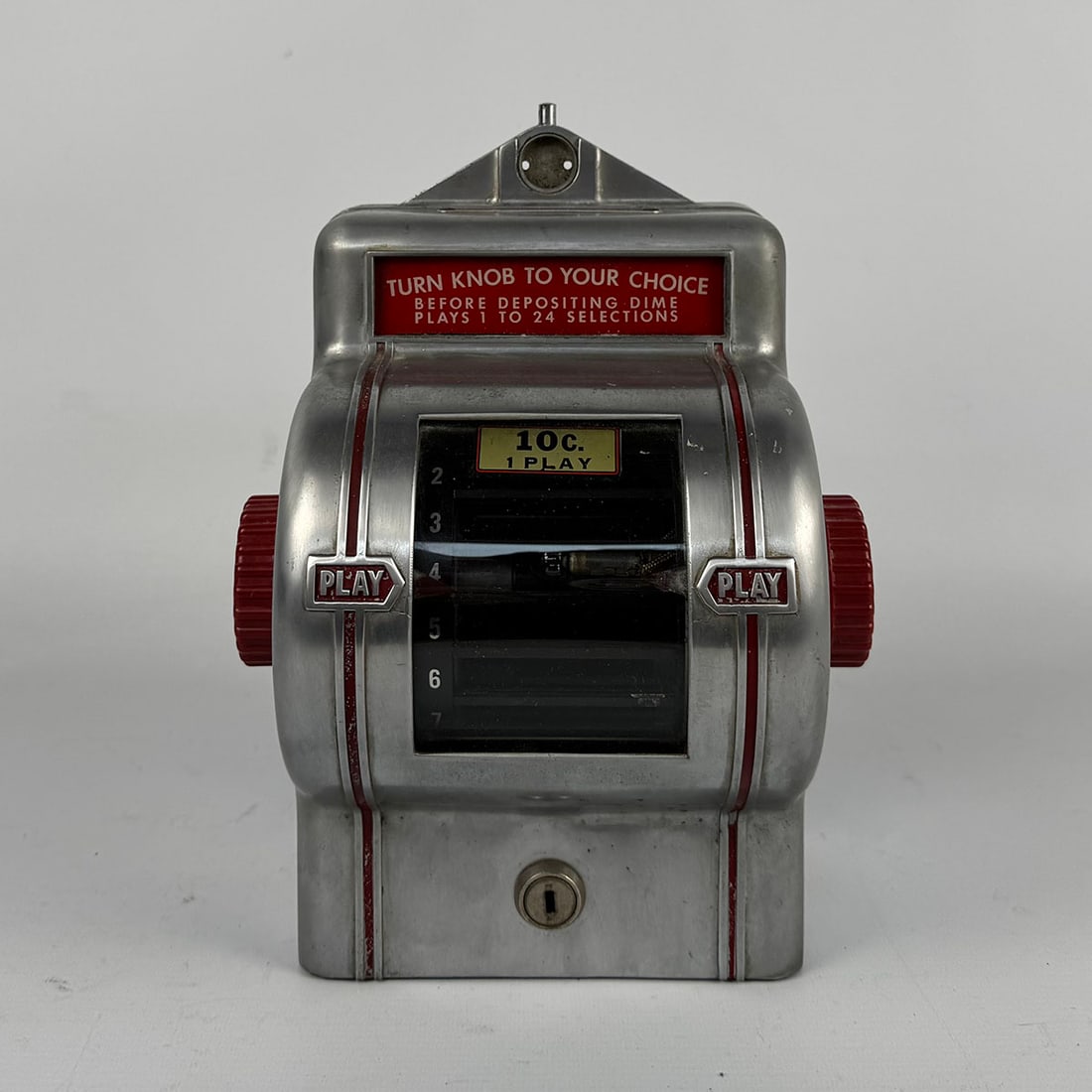 1946-1949 Packard Butler 10 Cent 24 Selection Wallbox with Red Knobs  (1 of 13)