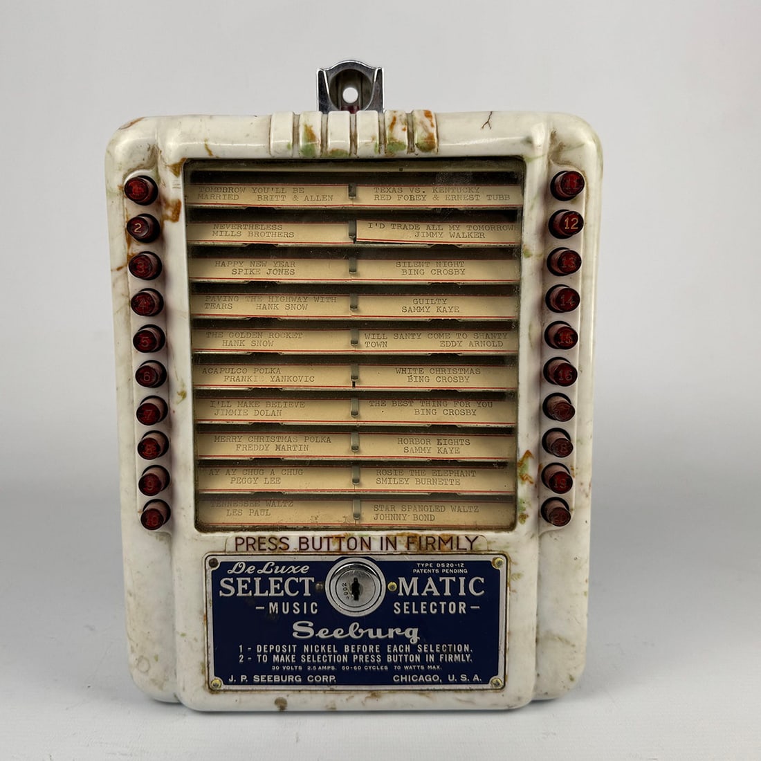 1940 Seeburg DS20-1Z DeLuxe Select-O-Matic Wallbox (1 of 13)
