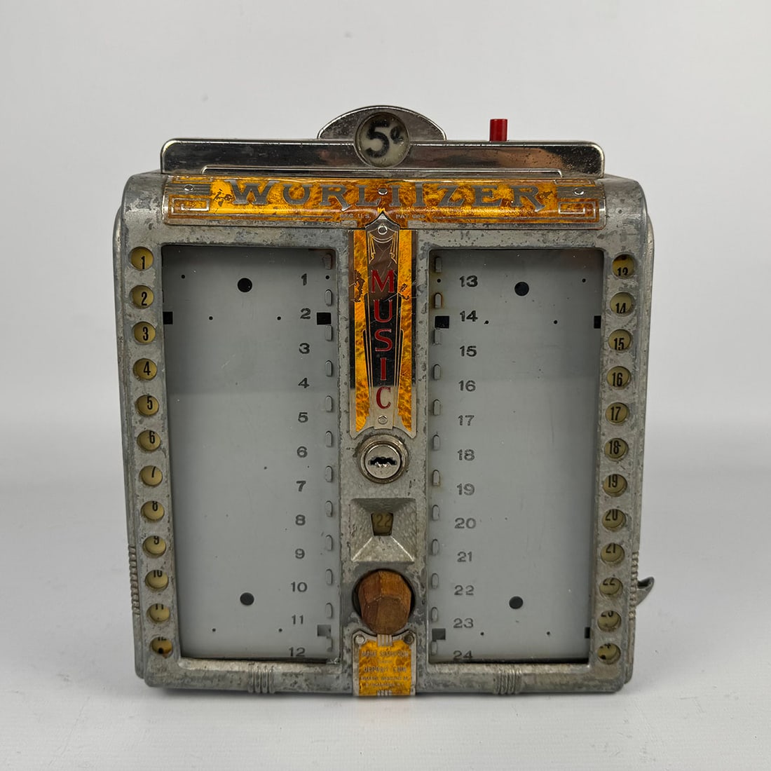 1941 Wurlitzer Model 100 Wallbox (1 of 16)