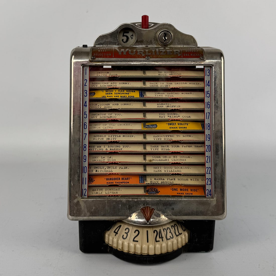 1946-1950 Wurlitzer Model 3031 Wallbox (1 of 11)