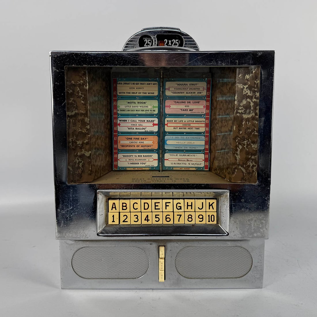 1952-1959 Seeburg Model 3W1 Wallbox with Aftermarket Conversion Cover and Stereo Speakers (1 of 12)