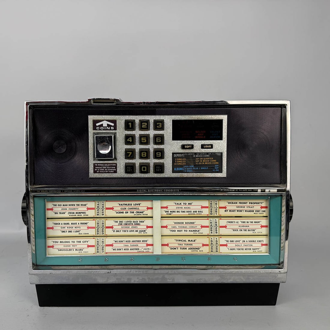 1973-1984 Seeburg Digital Electronic Consolette DEC-3 with Black & Chrome Finish (1 of 9)