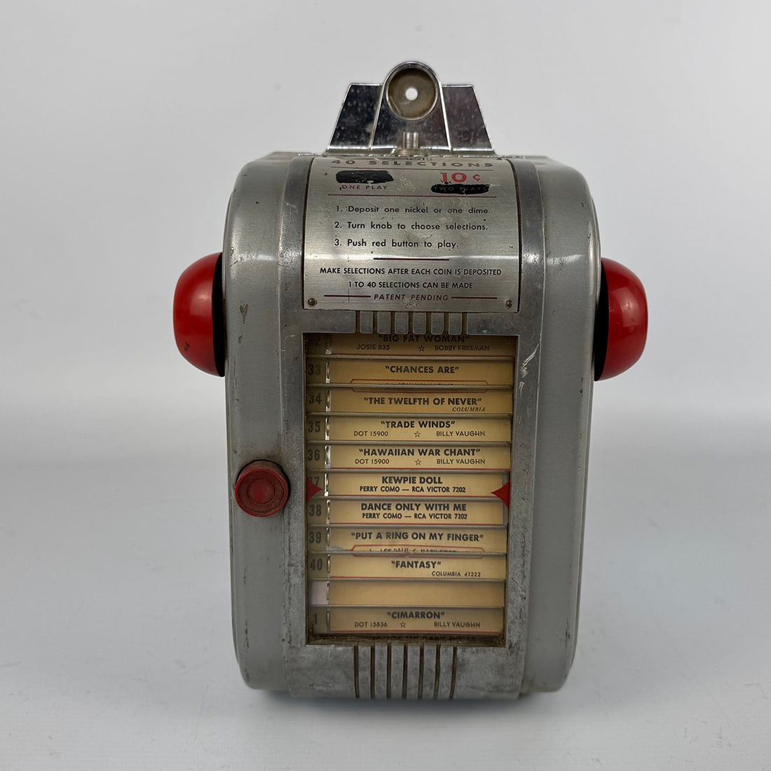 1940-1952 AMI Model WM40 5 & 10 Cent 40 Selection Wallbox (1 of 13)