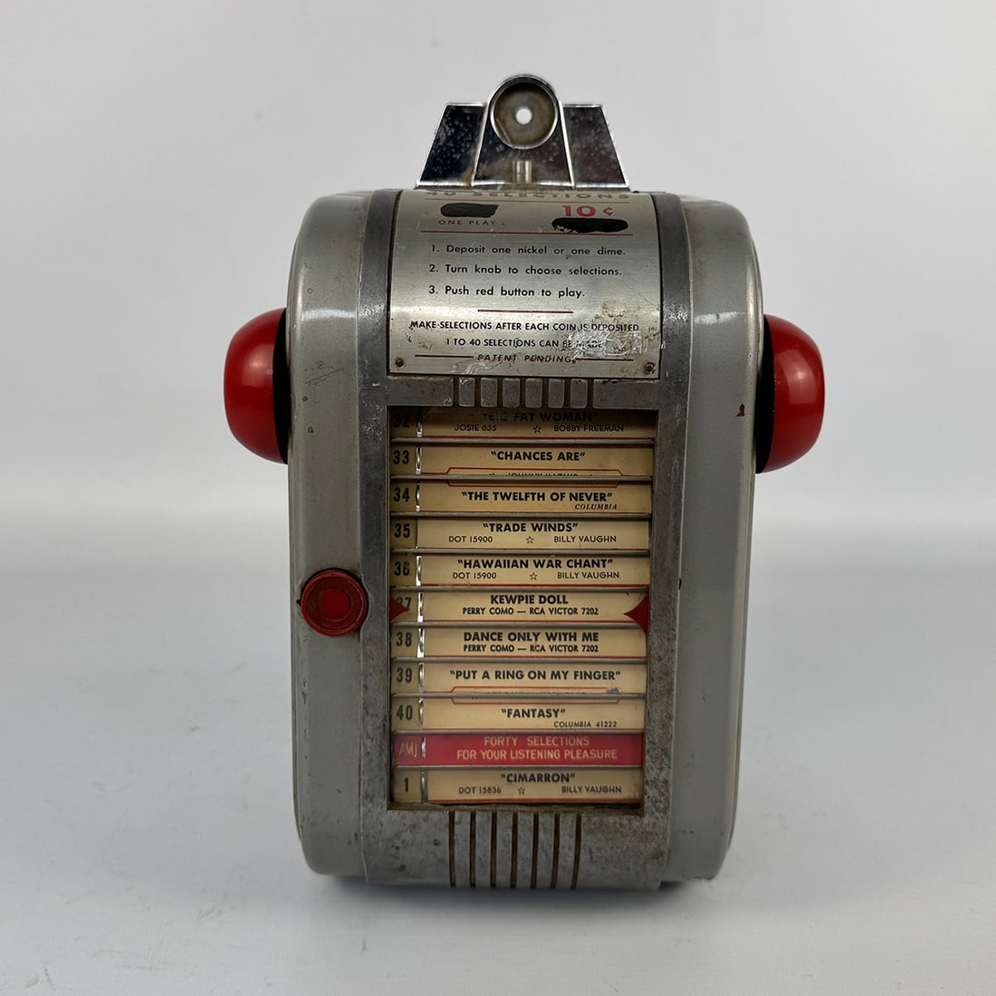 1940-1952 AMI Model WM40 5 & 10 Cent 40 Selection Wallbox (1 of 12)