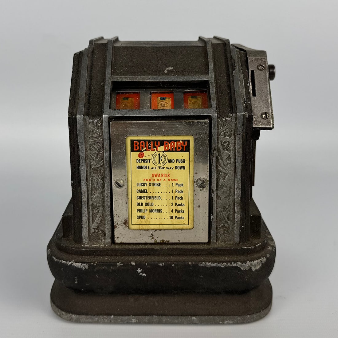 Bally Manufacturing Co. Bally Baby 1 Cent Cigarette Trade Stimulator ca. 1936 (1 of 12)