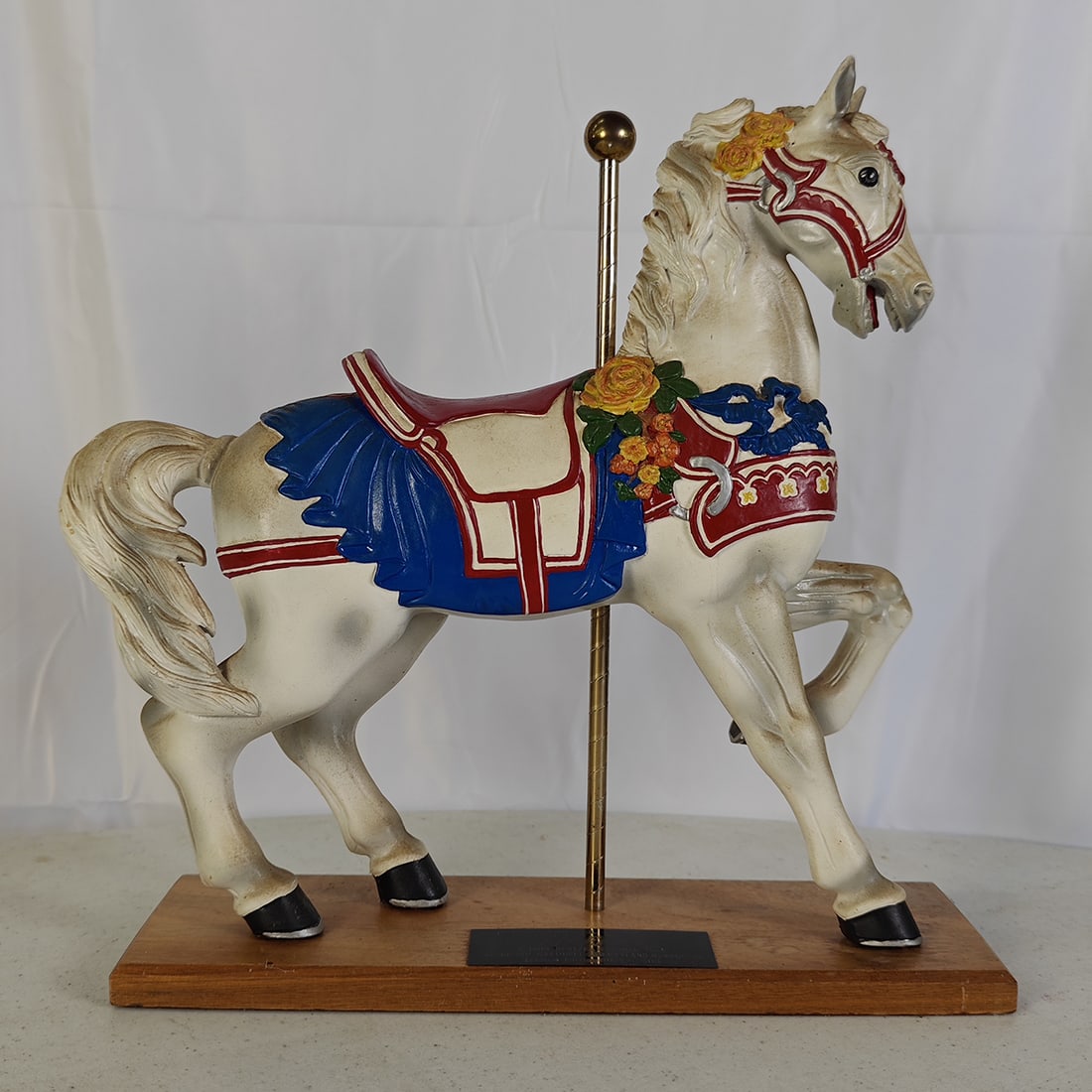 Limited Edition PJ's Carousel Collection Carousel Horse "Liberty" a 1909 Dentzel Stander (1 of 6)