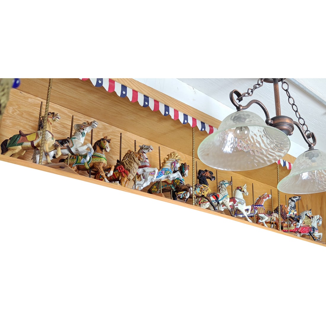 Lot of 15 Hand Carved Carousel Collectibles by Jerry Reinhardt (1 of 6)