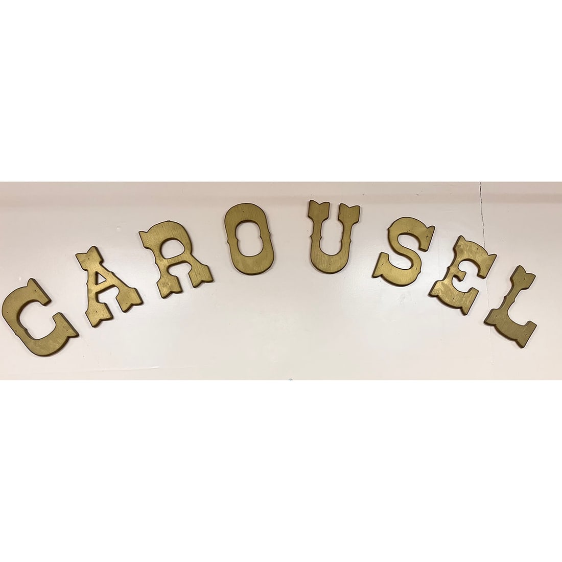 Sign from Individual Wooden Letters "Carousel" (1 of 7)