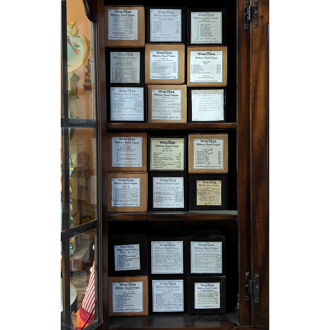 Lot of 21 Wurlitzer Military Band Organ Style 150 Music Rolls (1 of 1)