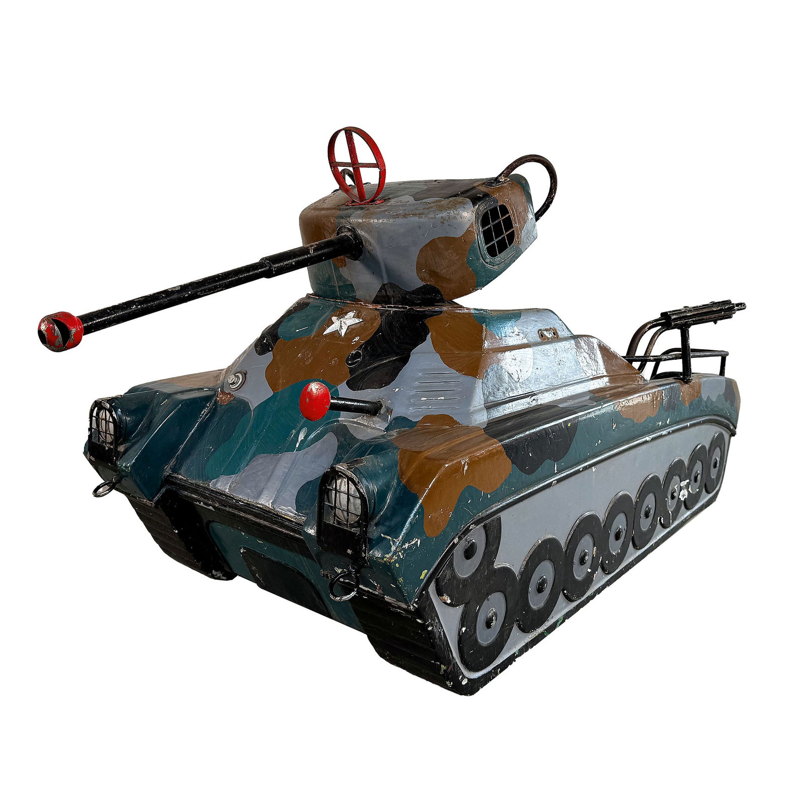 1957 Autopede Tank Type 2 Carousel Vehicle with Camouflage Paintwork (1 of 16)