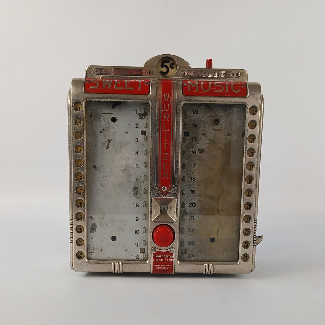 Wurlitzer 320 "Sweet Music" Wallbox (1940) (1 of 9)