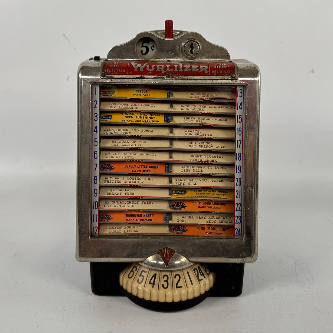 Wurlitzer 3031 Wallbox (1946-1950) (1 of 11)