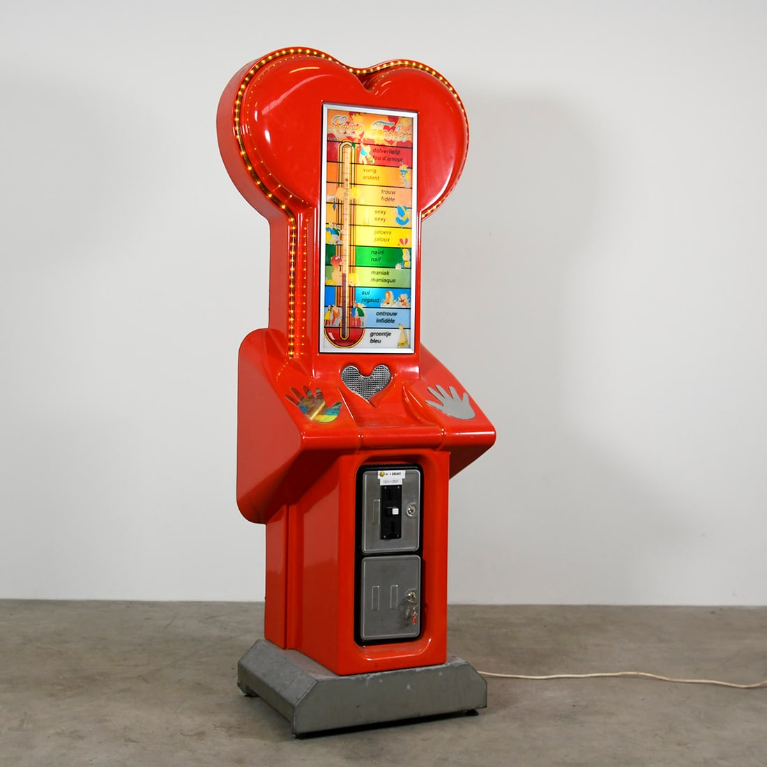 Belgian Elaut "Love Tester" 50 Euro Cent Arcade Machine (2003) (1 of 19)