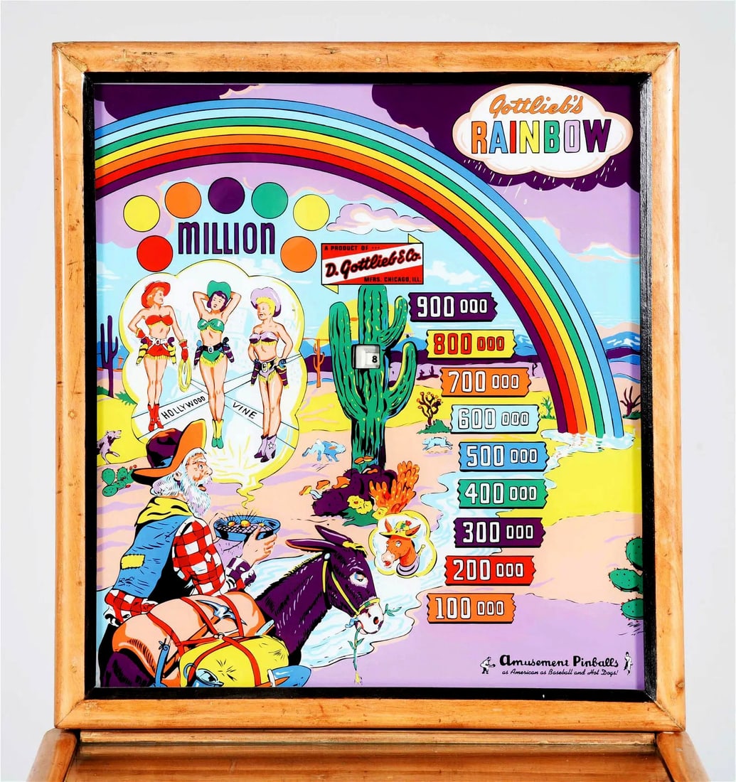 Gottlieb Rainbow Pinball Machine (1956) - 5