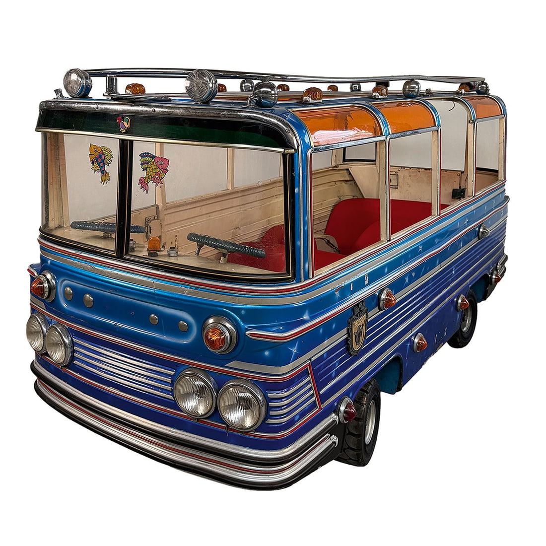 Rare 1971 Autopede Bus Type 3 Carousel Vehicle 4 Window Version with Rear Door (1 of 17)