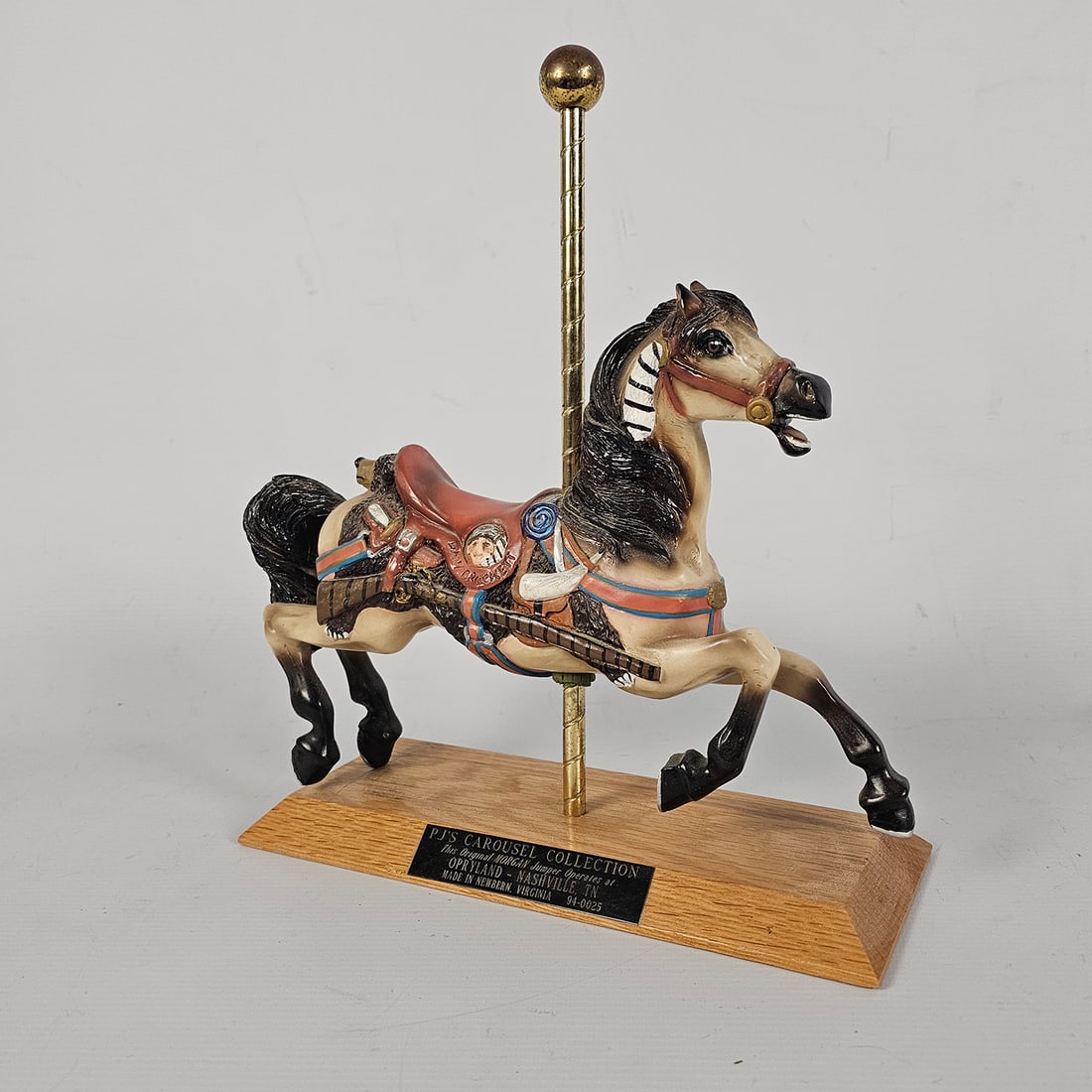 PJ's Carousel Collection "Morgan Jumper" Carousel Horse Miniature (1 of 11)