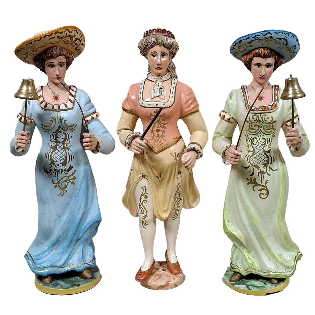 Set of 3 Organ Figures with Pneumatic Arm Movements - Conductor and Two Bell Strikers (1 of 10)