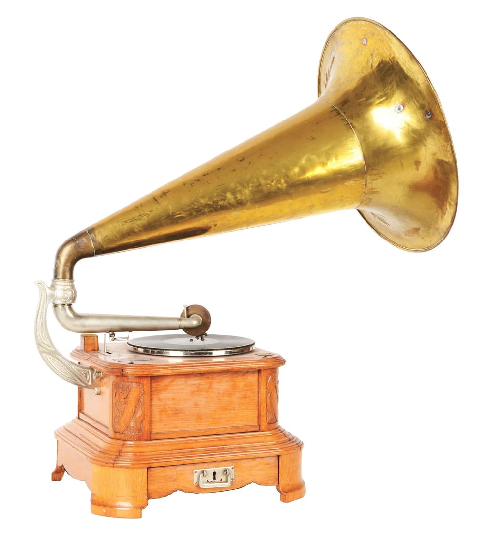 German Coin Operated Phonograph, ca. 1915 (1 of 7)