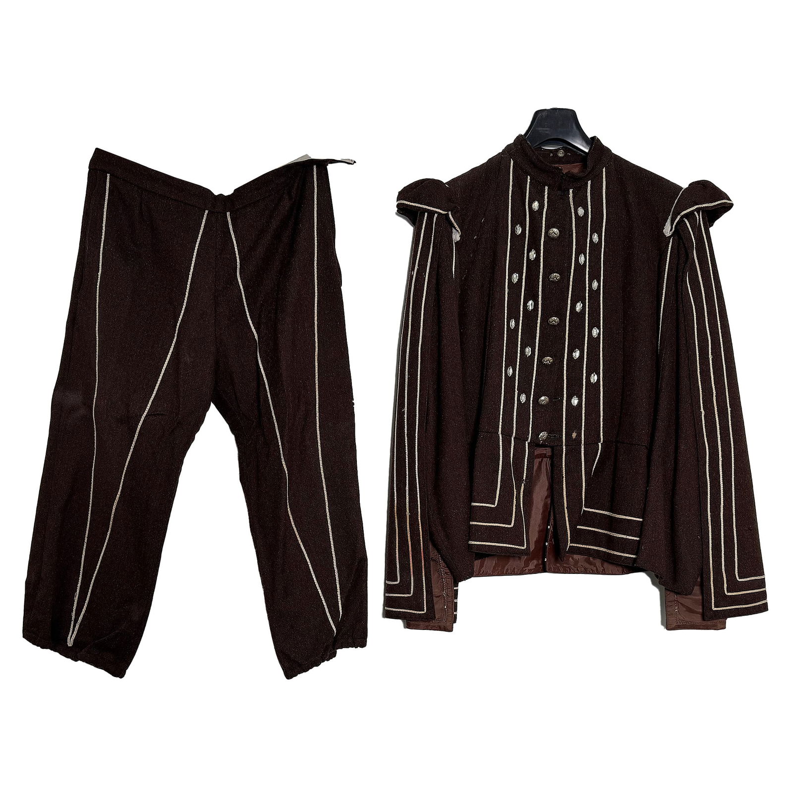 Brown Page Suit with Gemstones from the Het Land van Ooit Amusement Park (1 of 11)