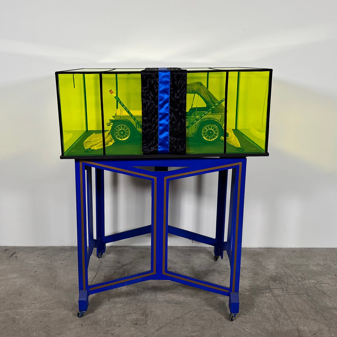 Unique "Auto Production Box" Illusion Designed by Royce and Built by Piet Boer: Unique "Auto Production Box" illusion designed by Royce and built only one example together with Piet Boer around 2002. Royce created this act for a grand opening of the AutoRAI (a motor show that too