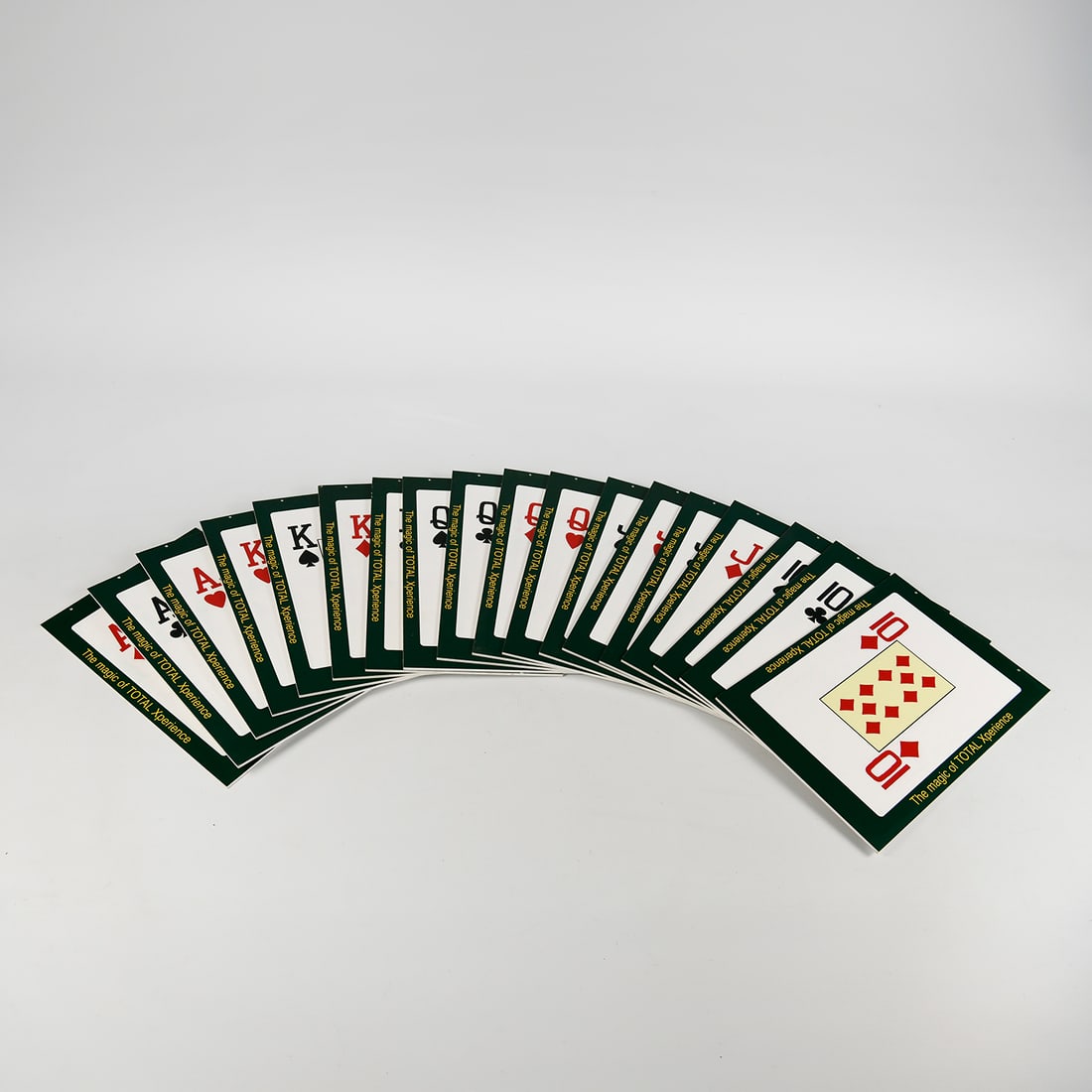 Set of 18 "TOTAL Xperience" Oversized Stage Magic Cards (1 of 8)