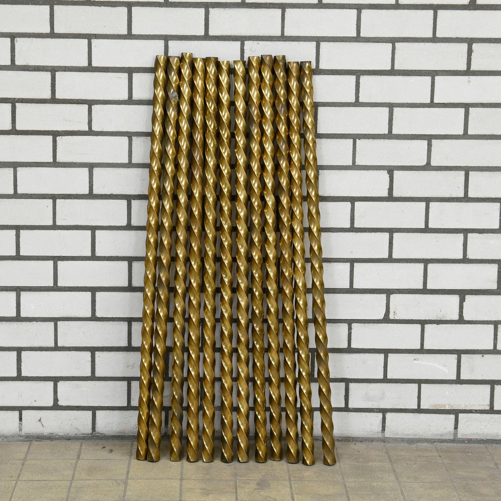 Set of 12 Twisted Metal Carousel Rods (1 of 7)