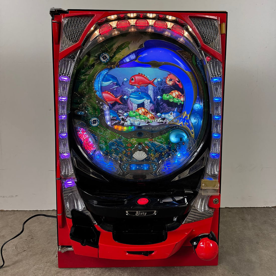 2008 Bisty CR Mystic Blue XF-T Ocean-Themed Pachinko Arcade Game (1 of 18)
