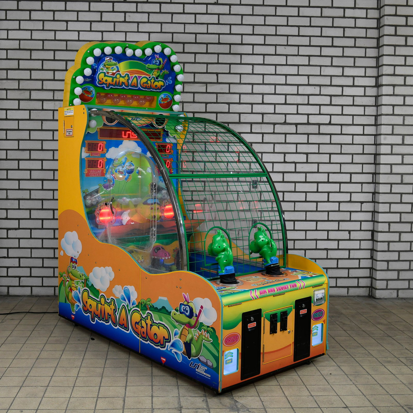 Squirt A Gator Arcade Game Universal Space Amusement Equipment Ltd. (2014) (1 of 14)