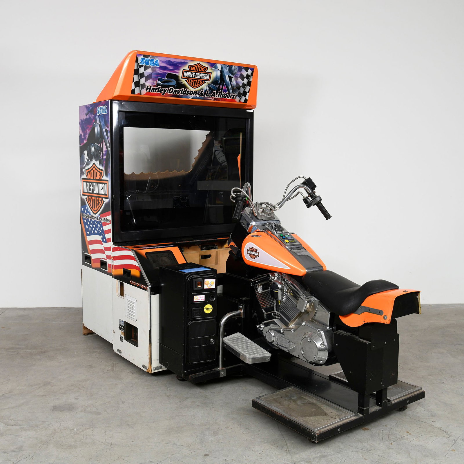 Sega Harley-Davidson & L.A. Riders Arcade Game Parts (1998) (1 of 16)