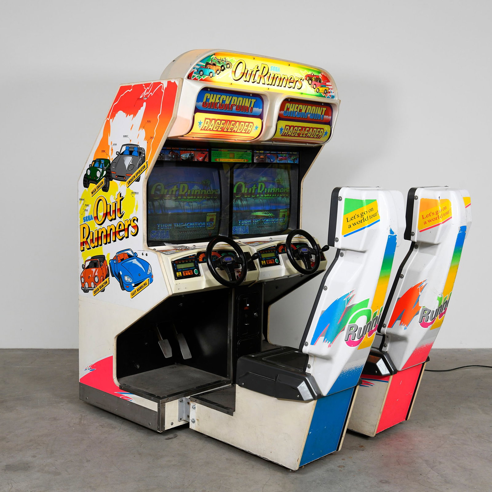 Sega OutRunners Twin Arcade Game (Sega, 1992) (1 of 13)