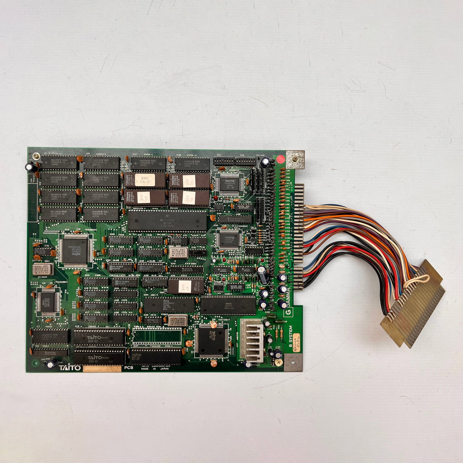 Crime City Taito Arcade Game PCB (1 of 3)