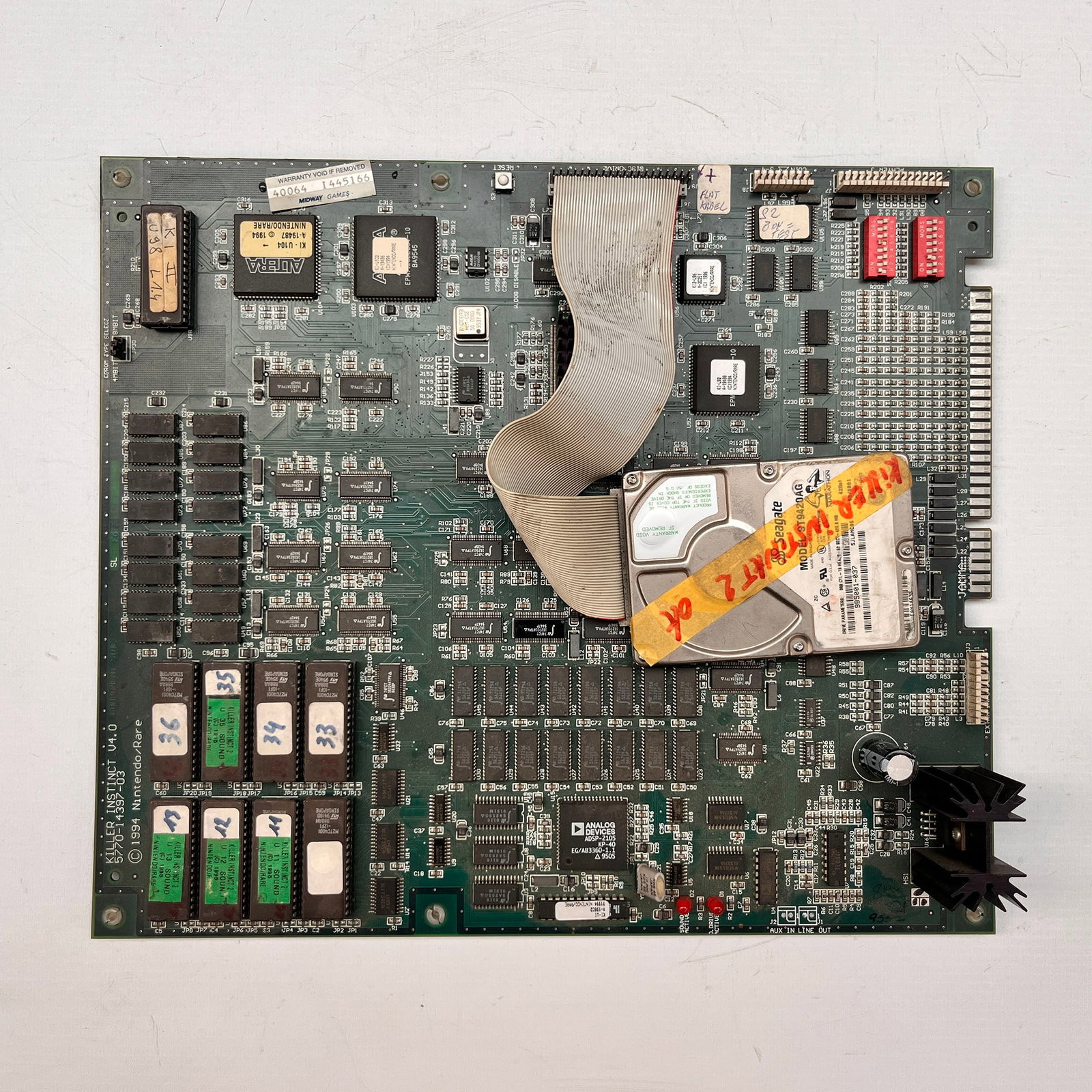 Killer Instinct 2 Midway Arcade Game PCB (1 of 3)