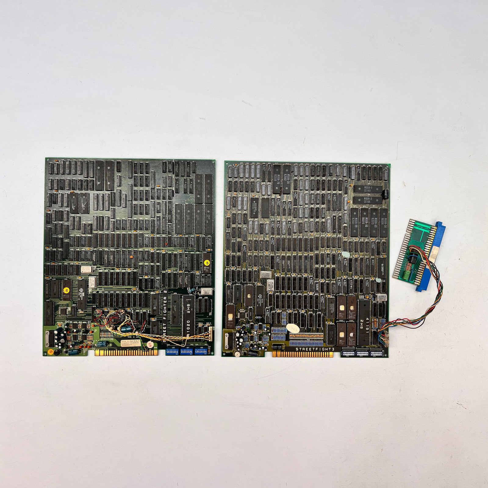 Lot 2 Arcade PCB's - Streetfighter 2 PCB, Streetfighter 3 PCB: Lot 2 Arcade PCB's - Streetfighter 2 PCB, Streetfighter 3 PCB. Working condition untested. Location: The Netherlands, Tilburg.