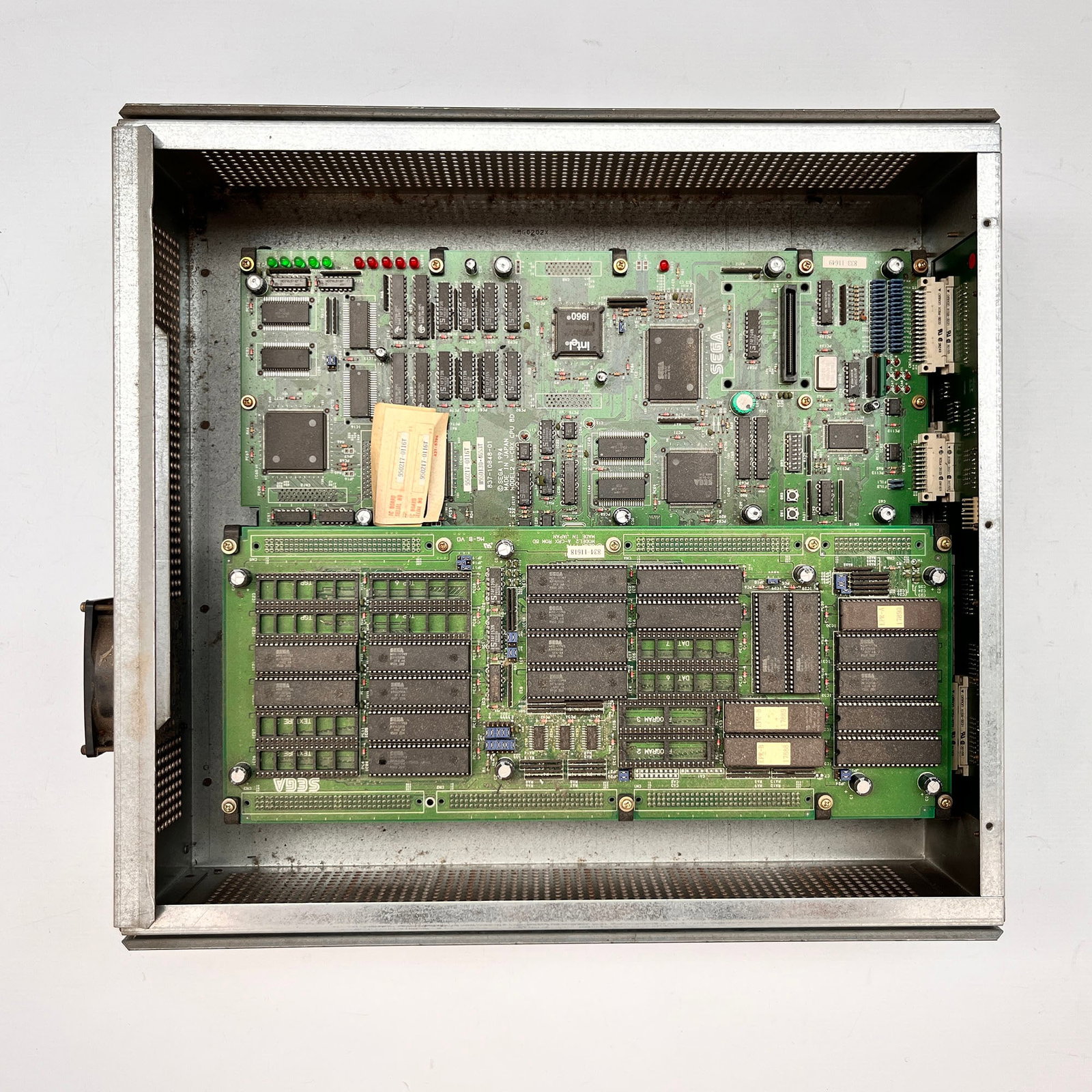Model 2 A CRX Sega PCB with ROM Board - Rally: Model 2 A CRX Sega PCB with ROM Board - Rally. Working condition untested. Location: The Netherlands, Tilburg.