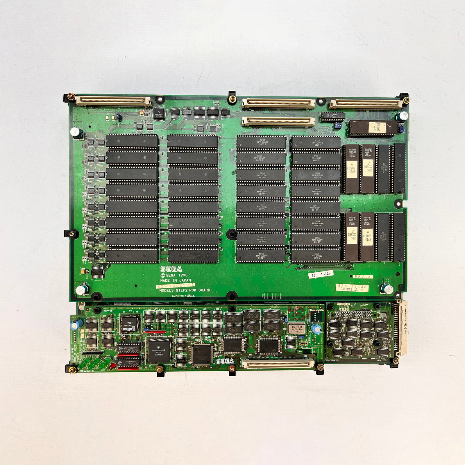 Model 3 Step 2 Sega PCB with ROM Board - Daytona 2 (1 of 4)