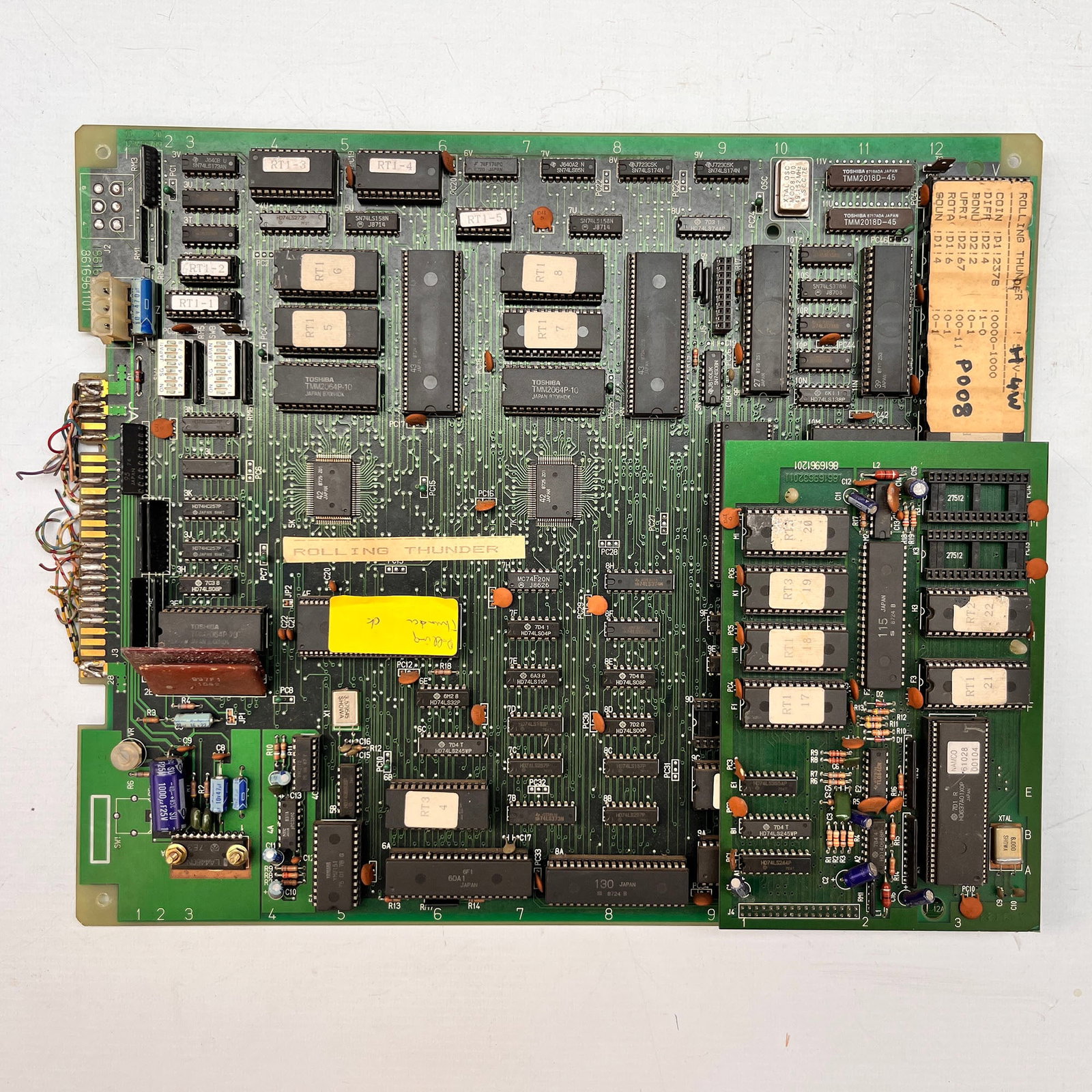 Rolling Thunder Namco Arcade Game PCB (1 of 3)