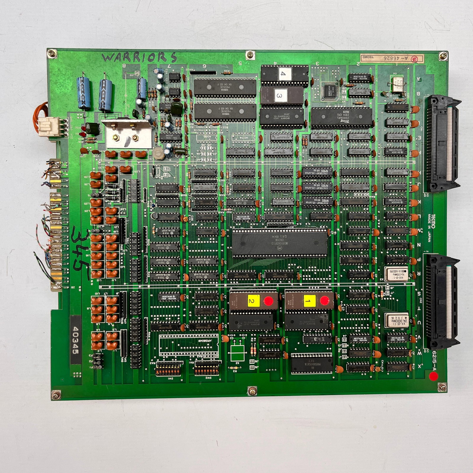 Shadow Warriors Tecmo Arcade Game PCB: Shadow Warriors Tecmo Arcade Game PCB. Working condition untested. Location: The Netherlands, Tilburg.